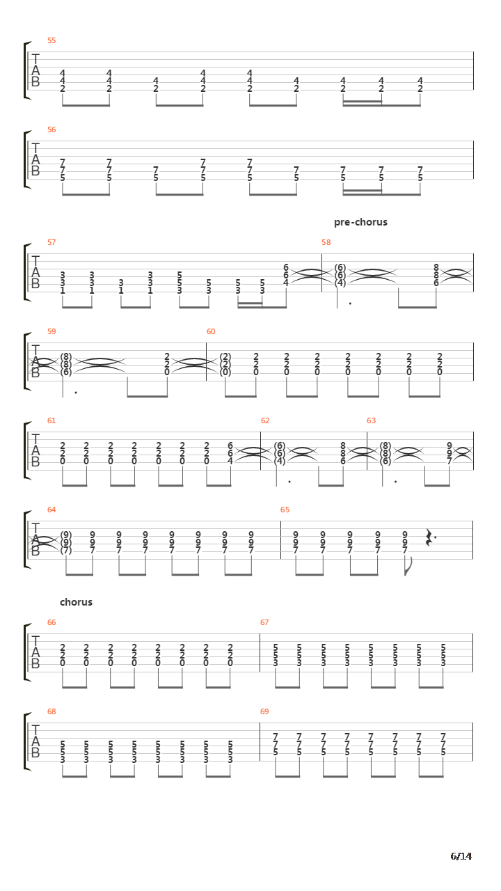 Clayman吉他谱