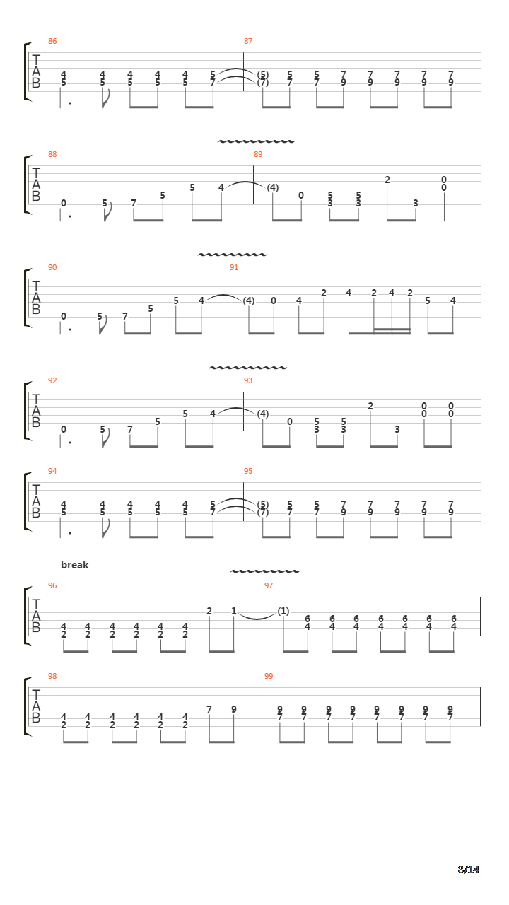 Clayman吉他谱