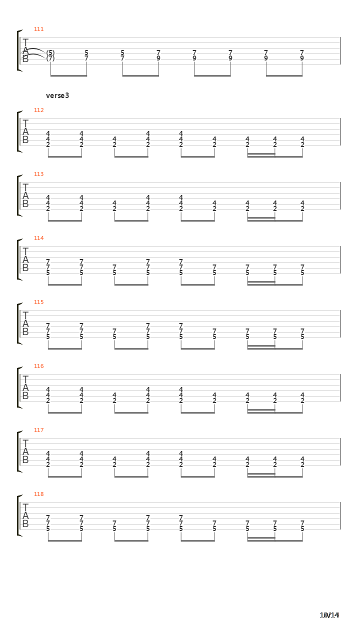 Clayman吉他谱