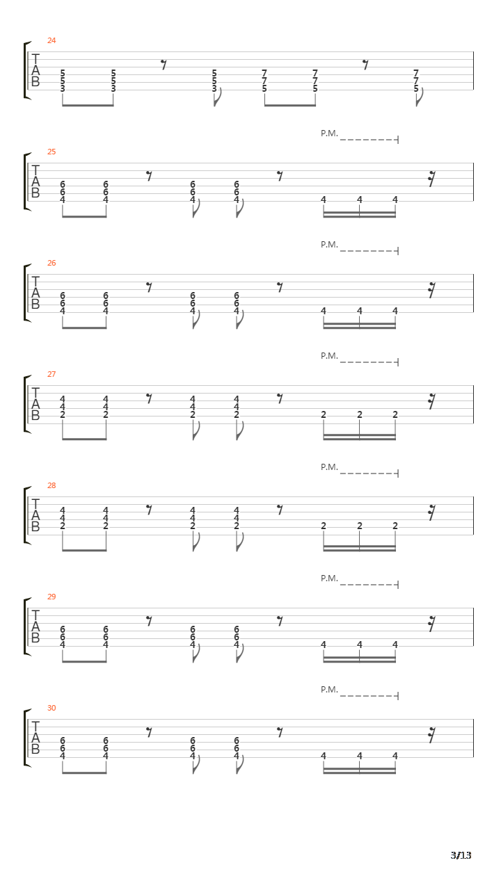 Clayman吉他谱