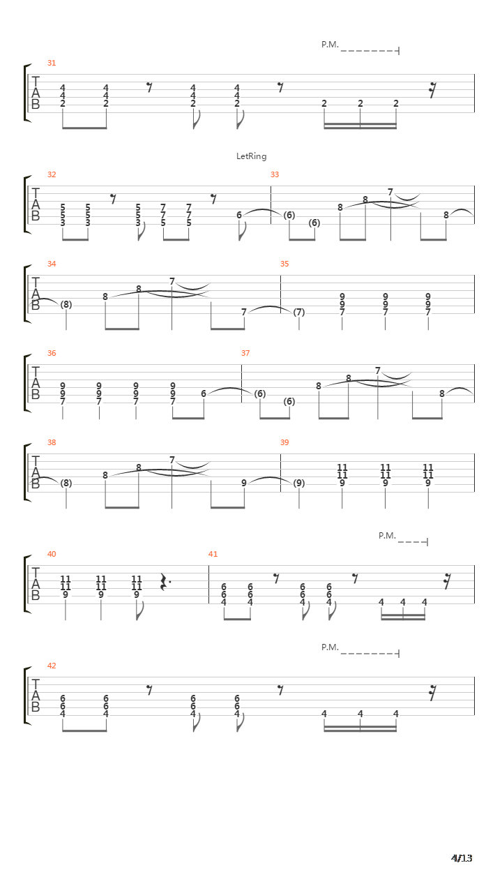 Clayman吉他谱