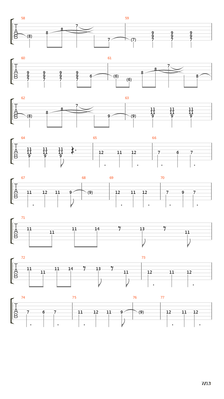 Clayman吉他谱