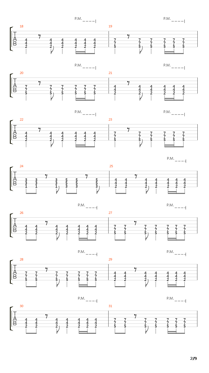 Clayman吉他谱