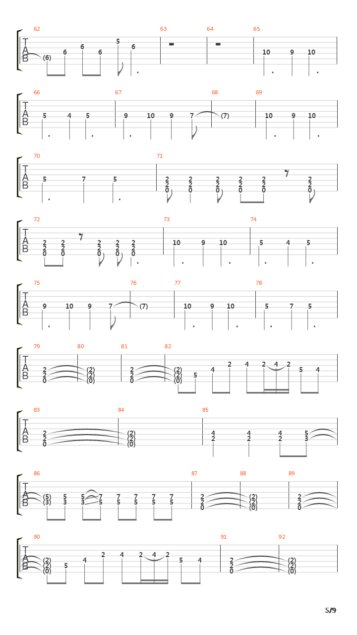 Clayman吉他谱