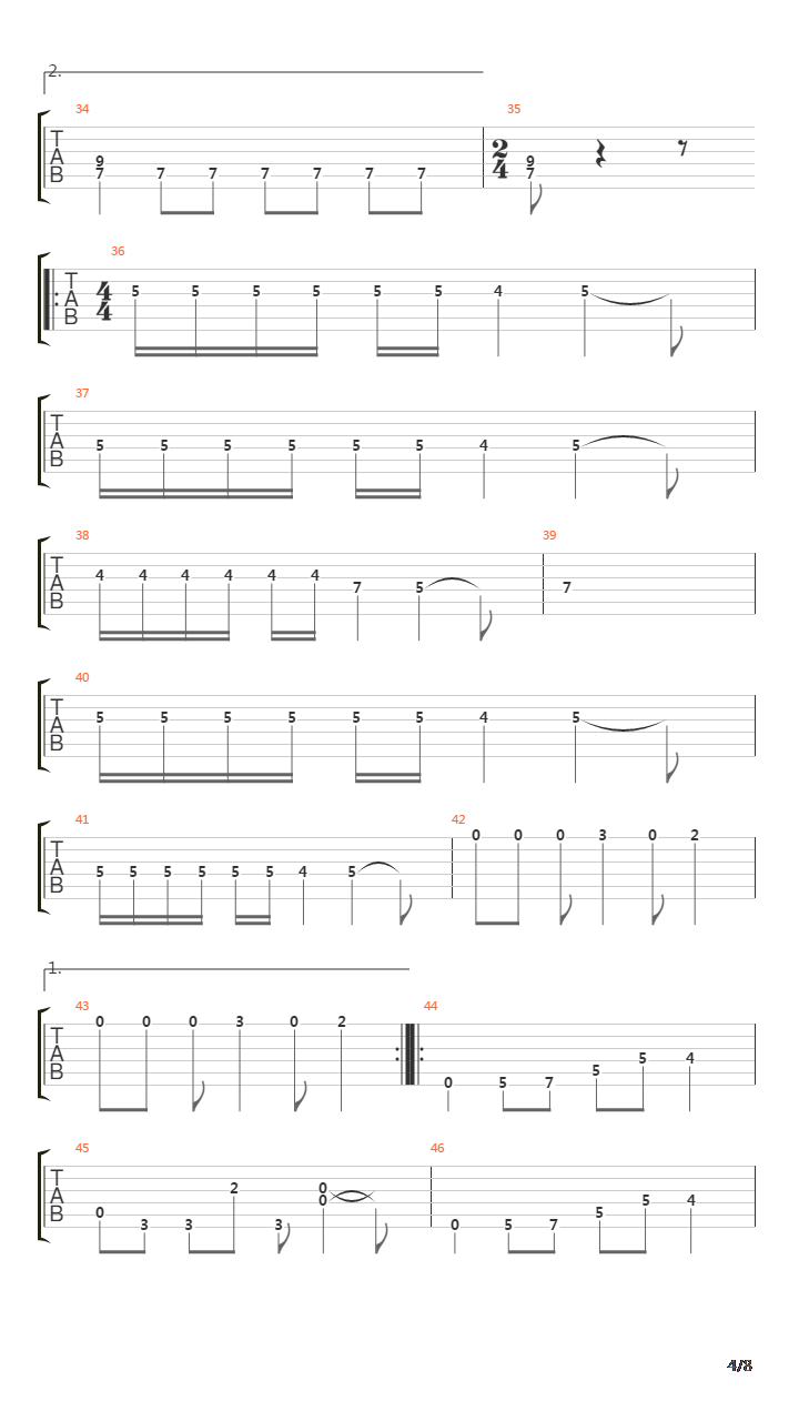 Clayman吉他谱