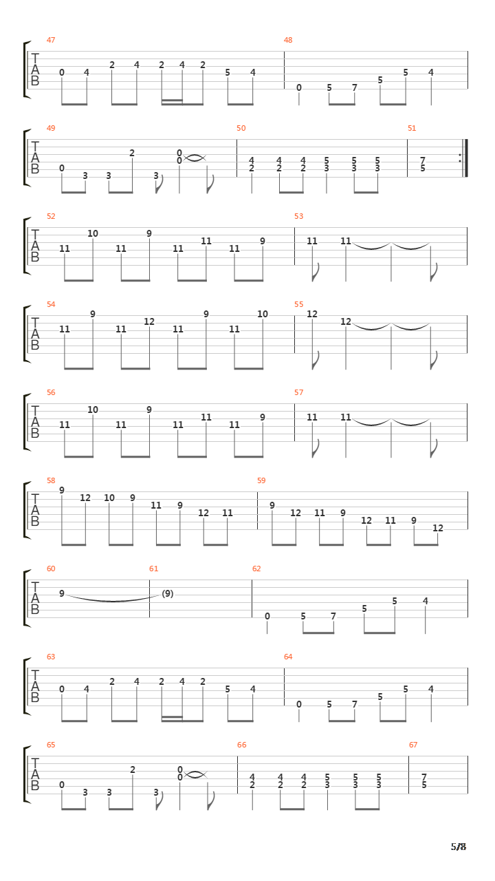 Clayman吉他谱