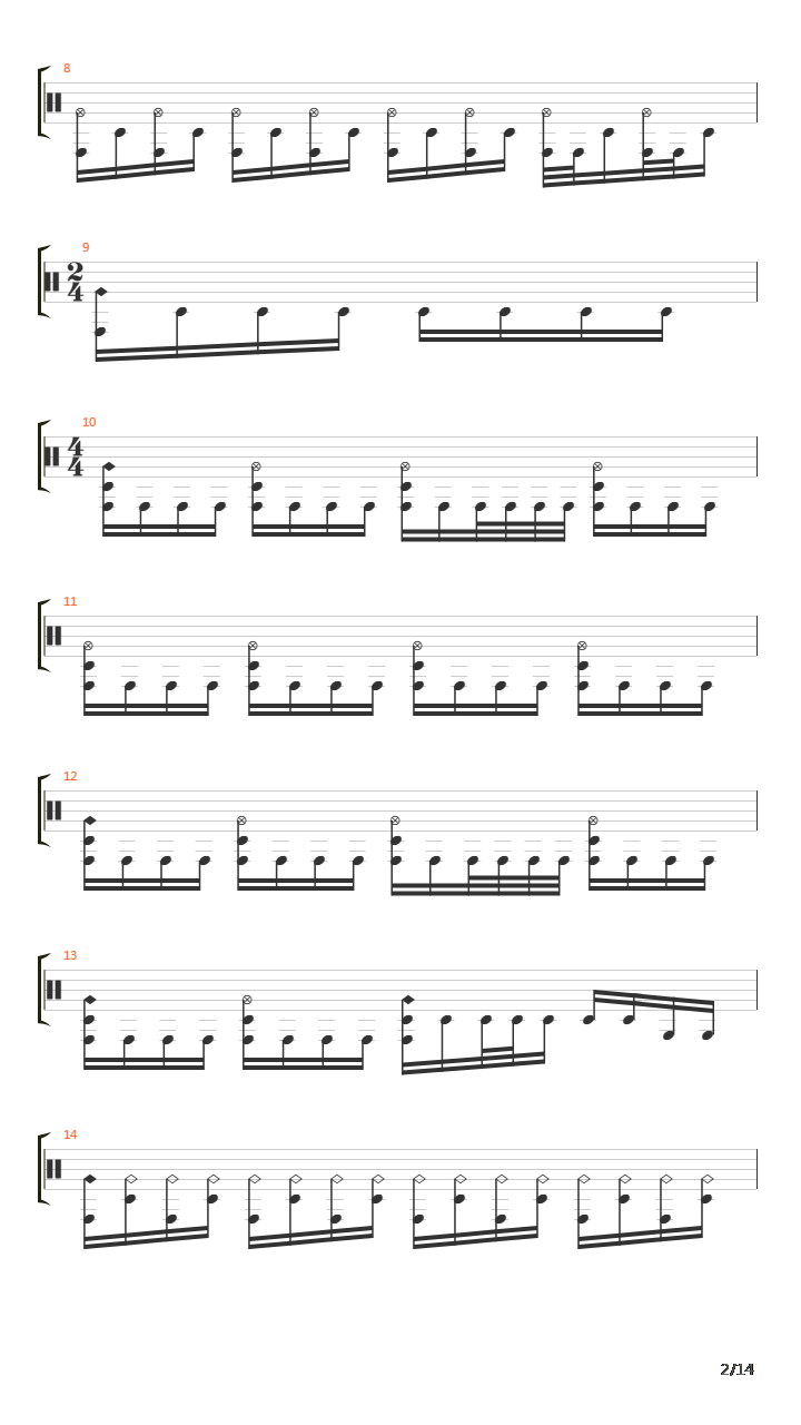 Disconnected吉他谱