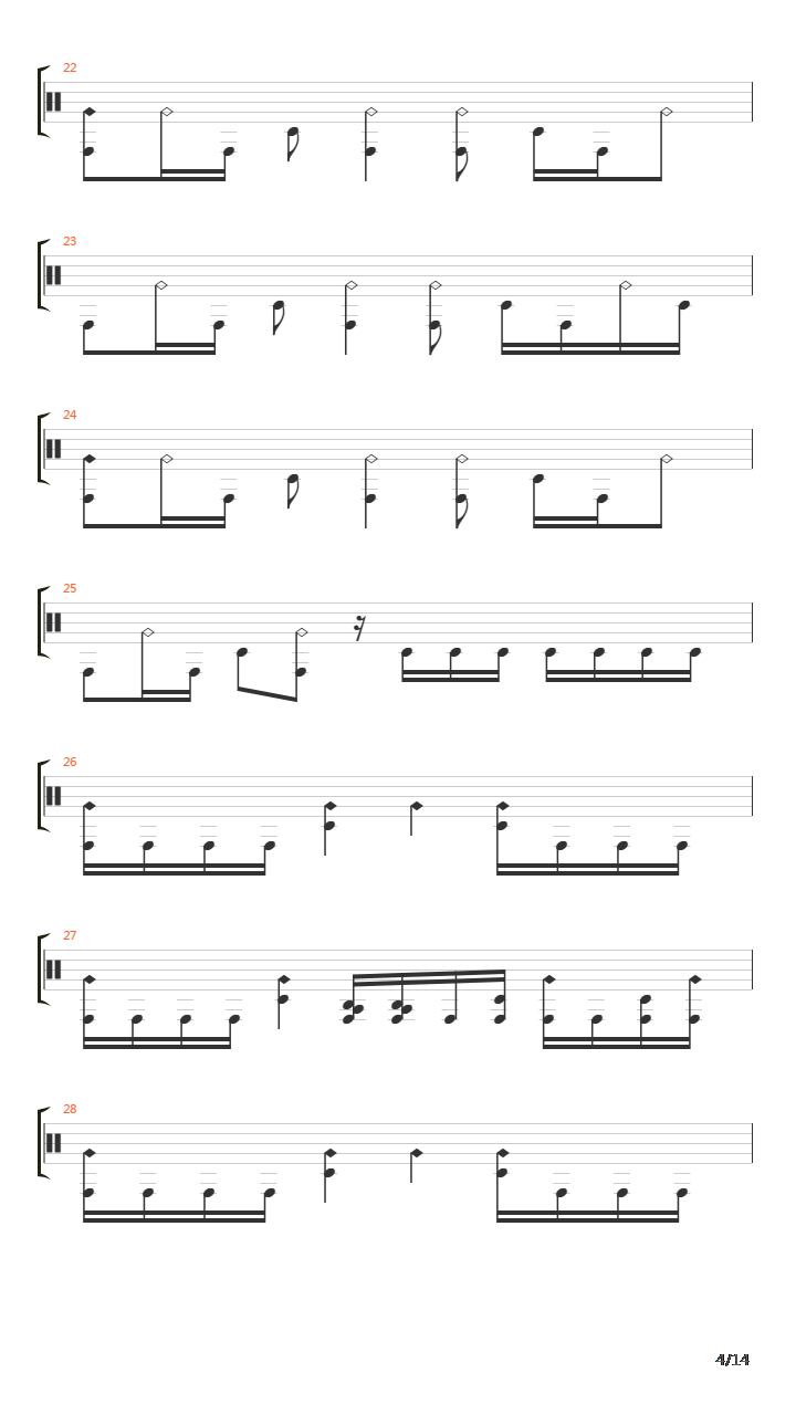 Disconnected吉他谱