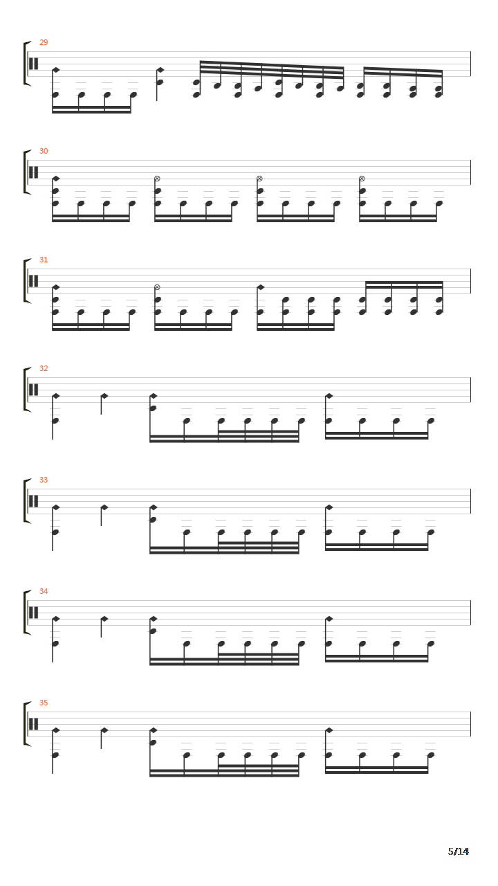 Disconnected吉他谱