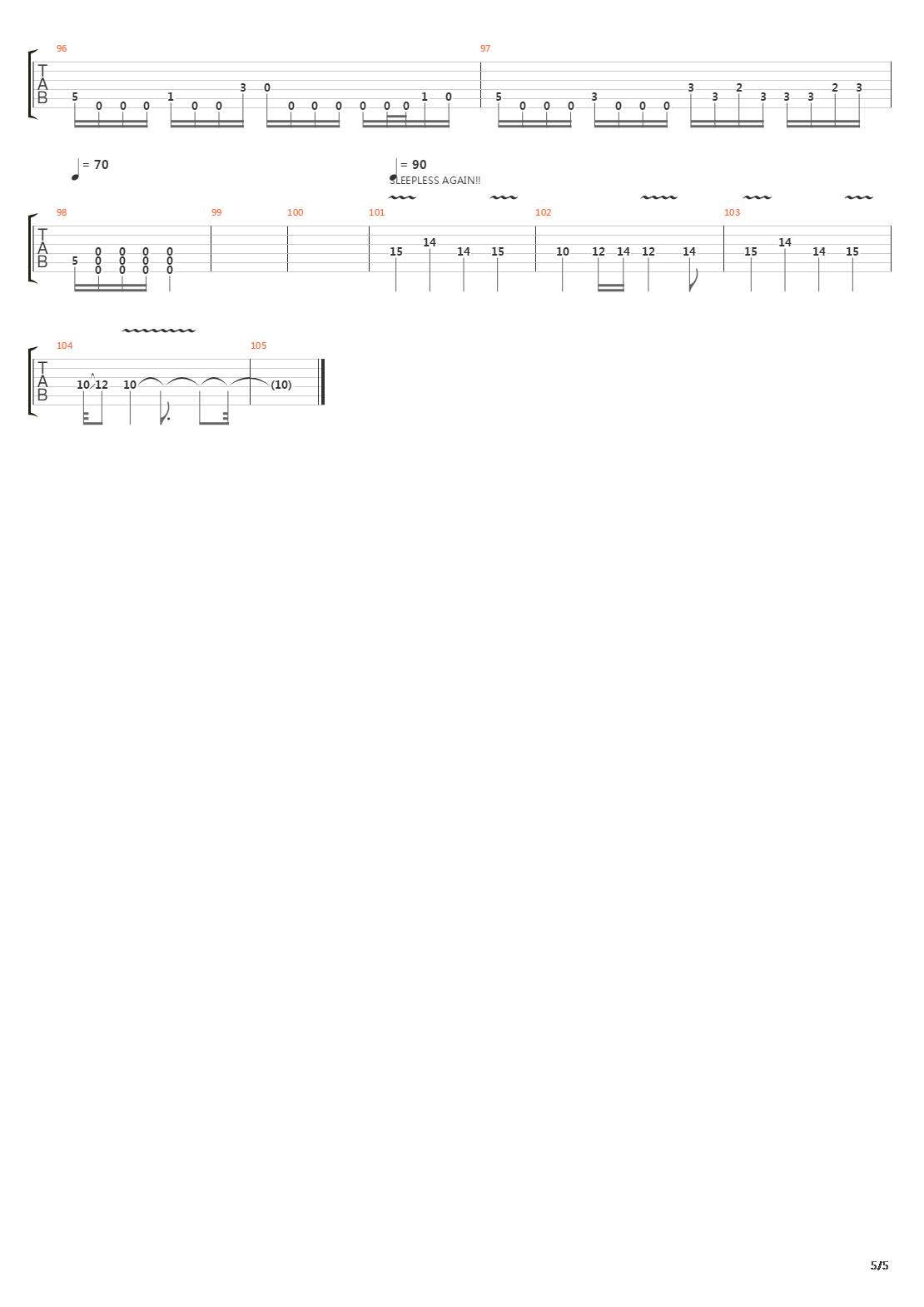 Disconnected吉他谱