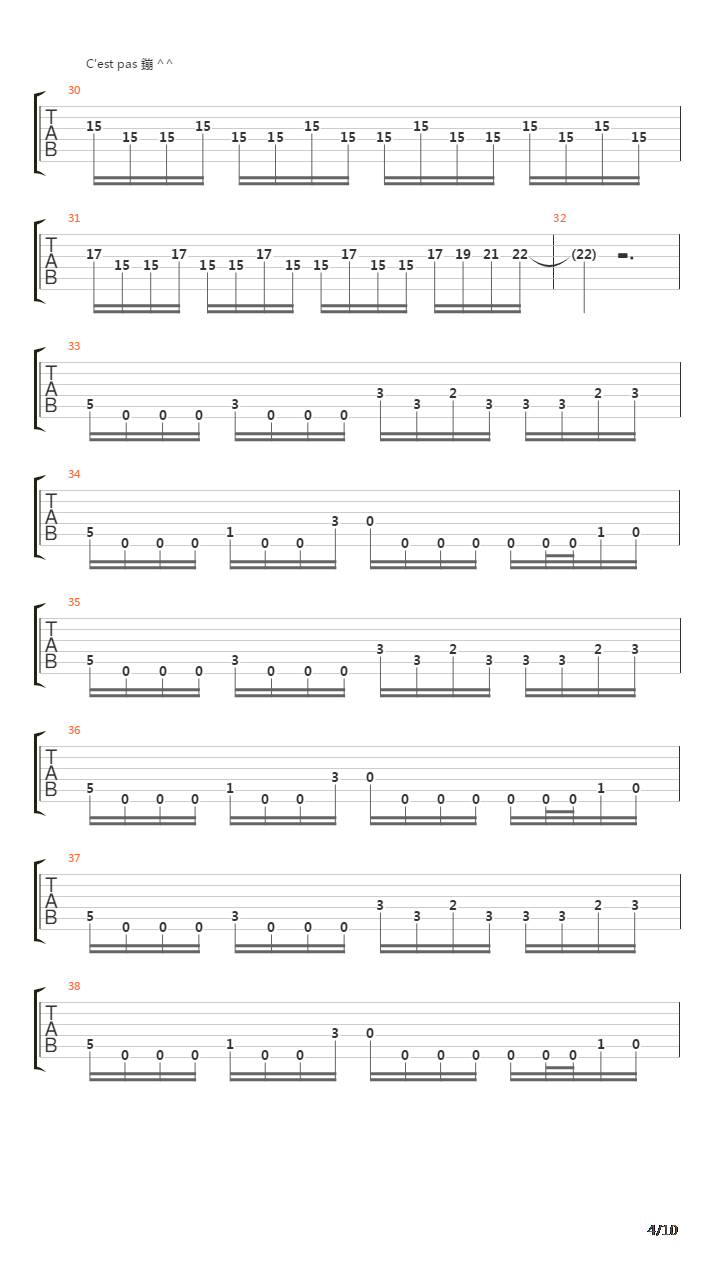 Disconnected吉他谱