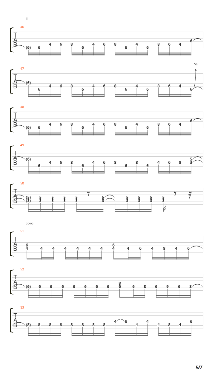 Egonomic吉他谱