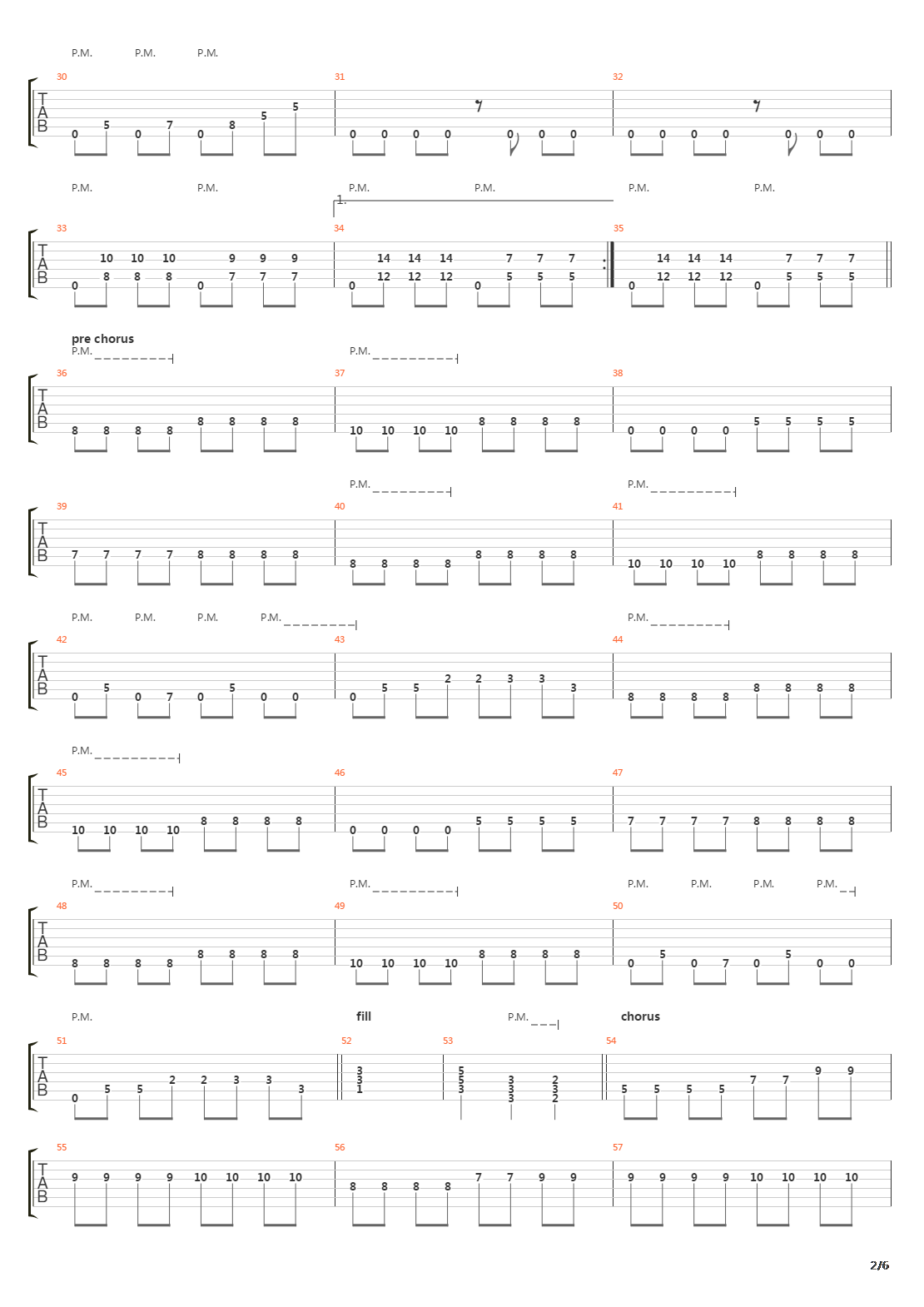 Eraser吉他谱