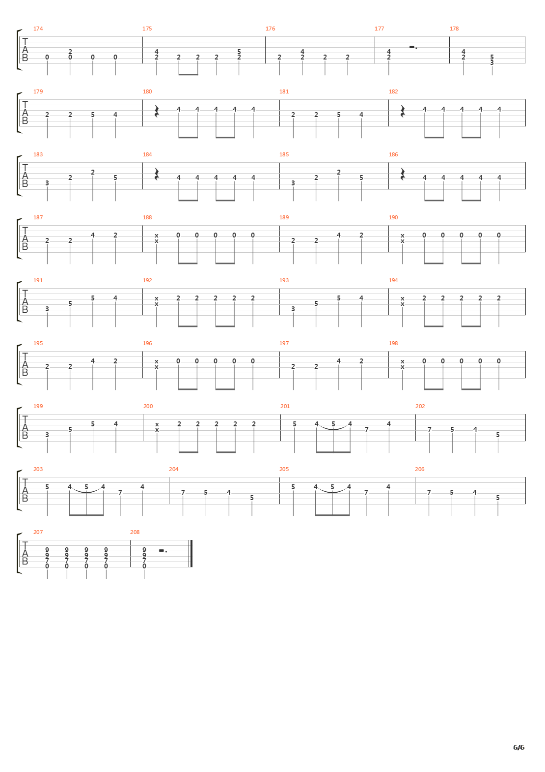 Lunar Strain吉他谱