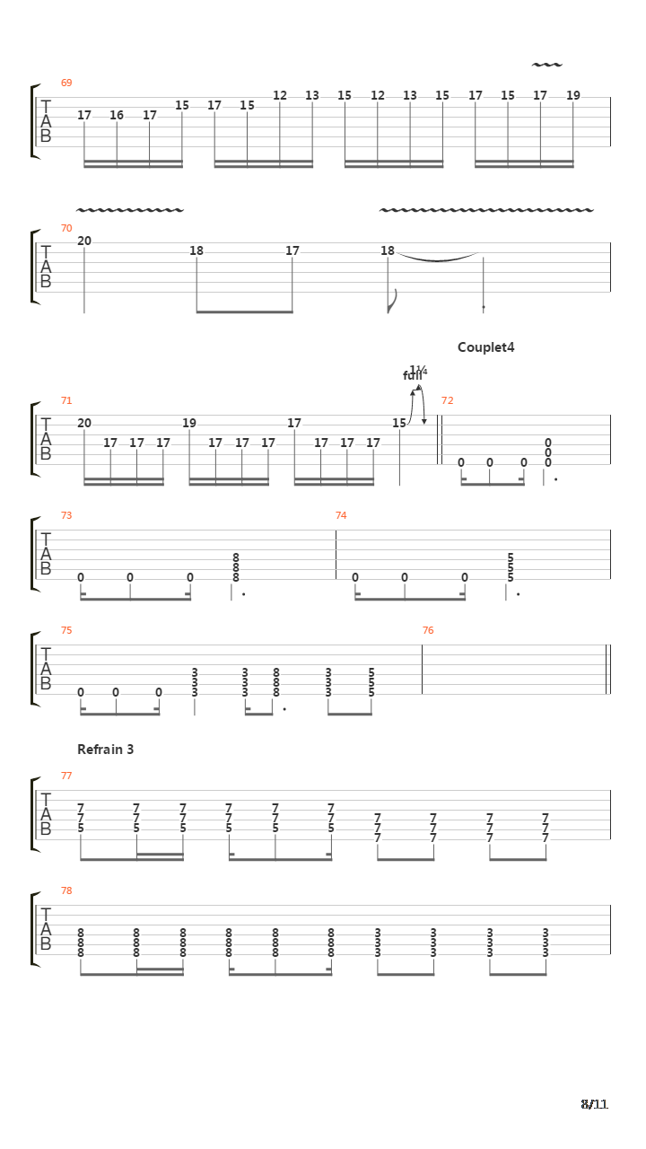 March To The Shore吉他谱