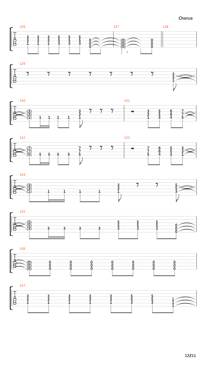 Minus吉他谱