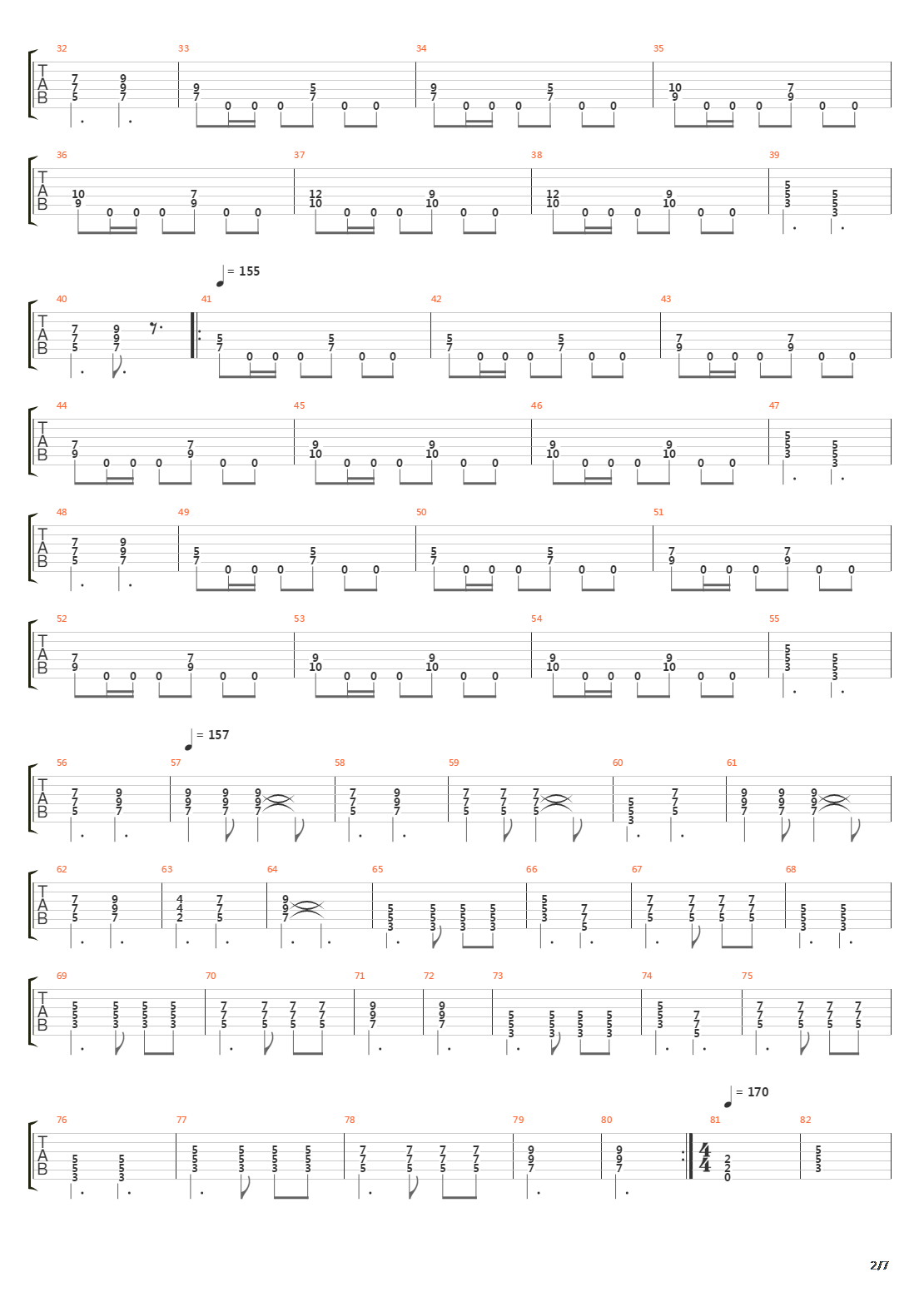 Subterranean吉他谱