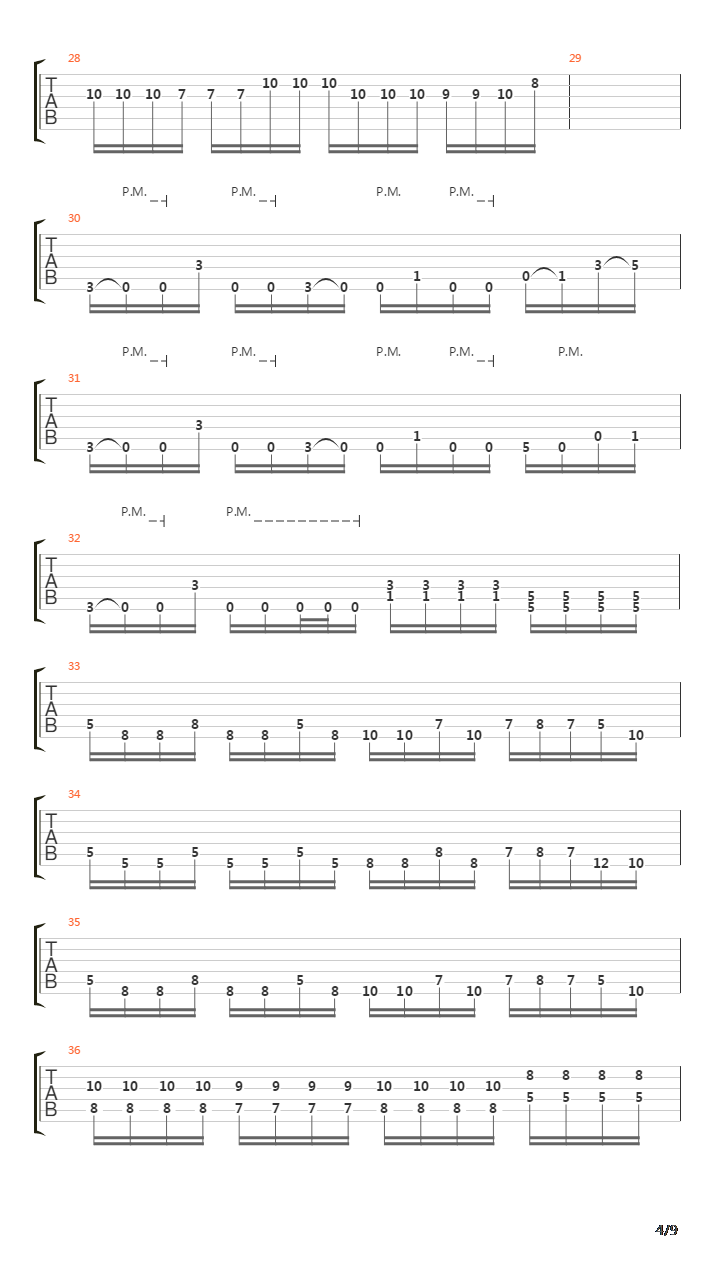 Tilt吉他谱