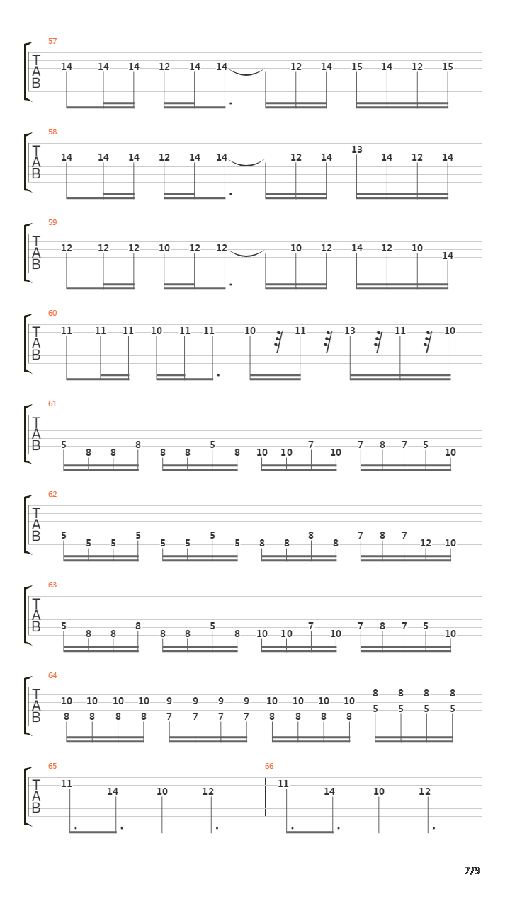 Tilt吉他谱