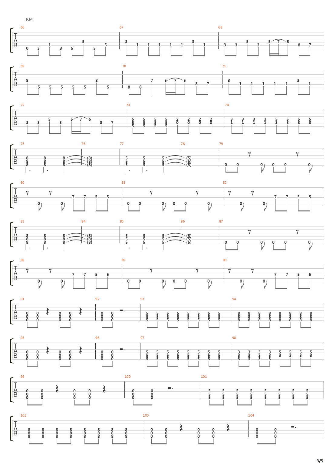 Tilt吉他谱