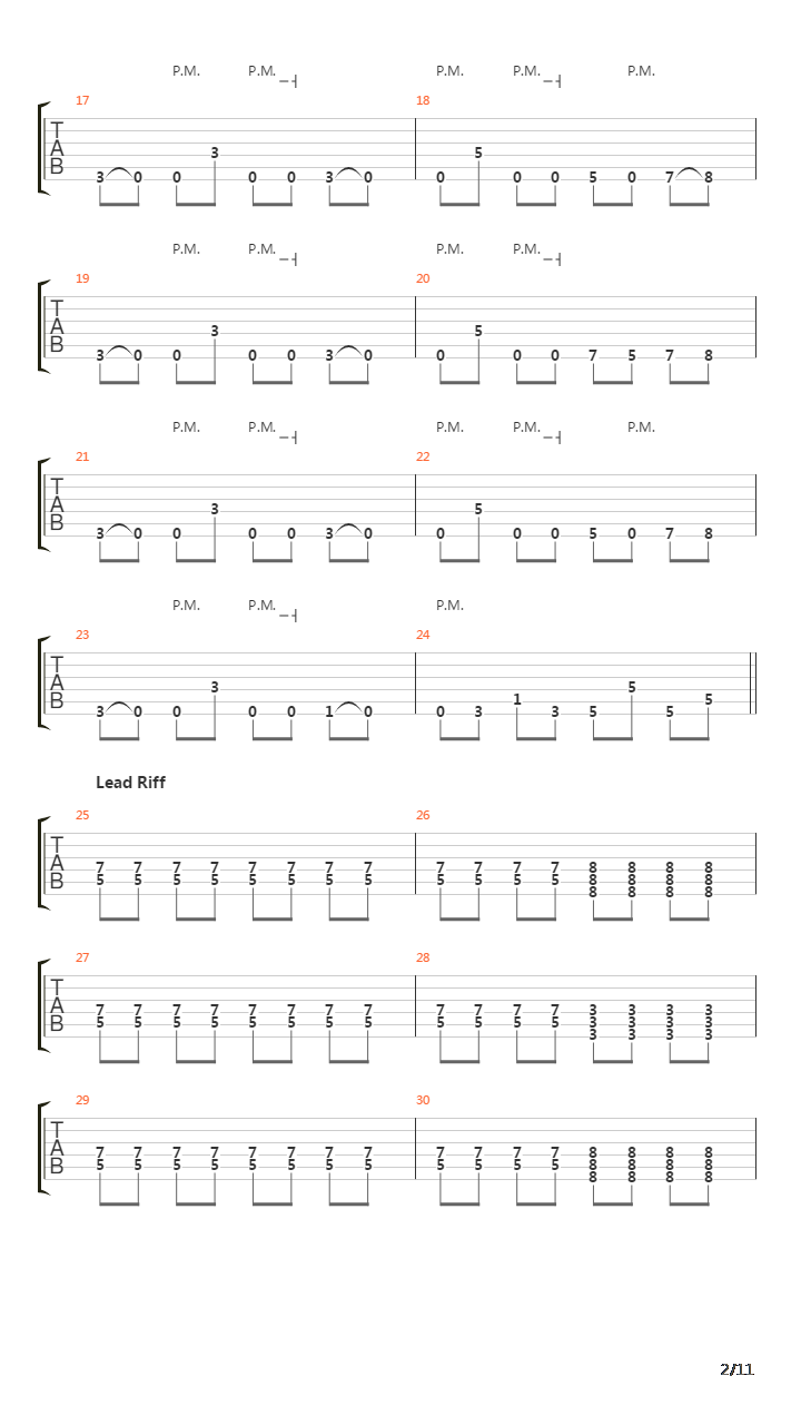 Tilt吉他谱