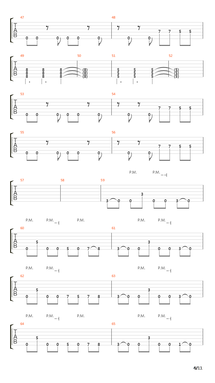 Tilt吉他谱