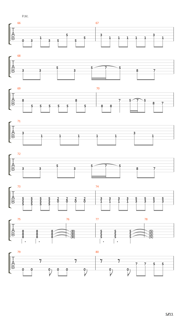 Tilt吉他谱