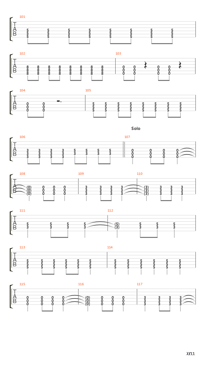 Tilt吉他谱