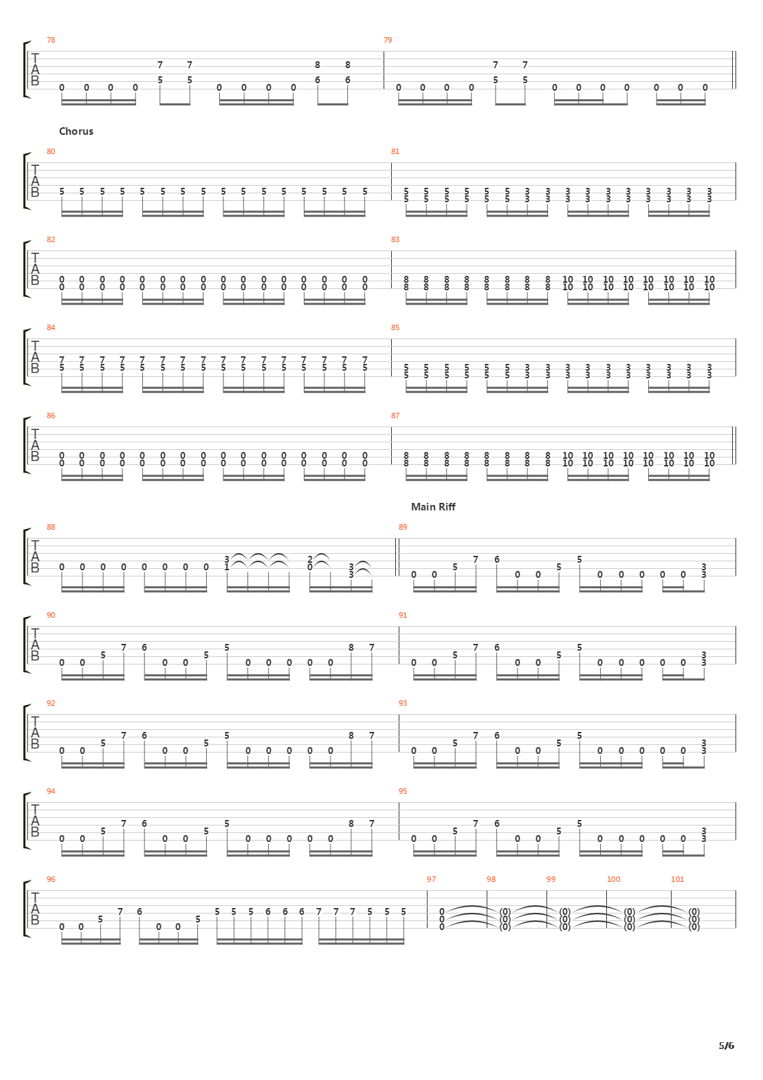 Vacuum吉他谱