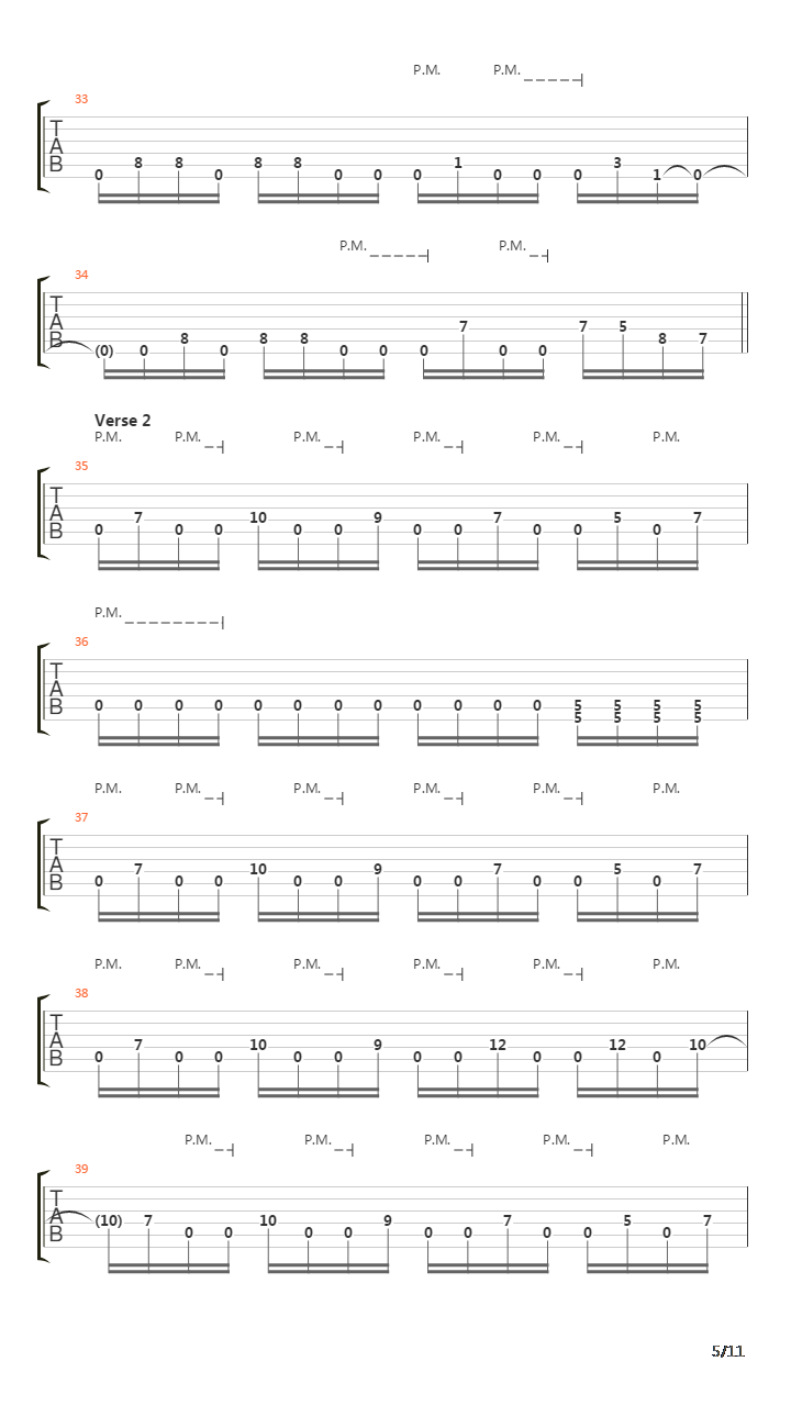 Versus Terminus吉他谱