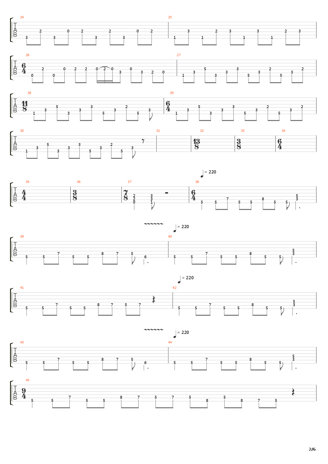 Wayfaerer吉他谱