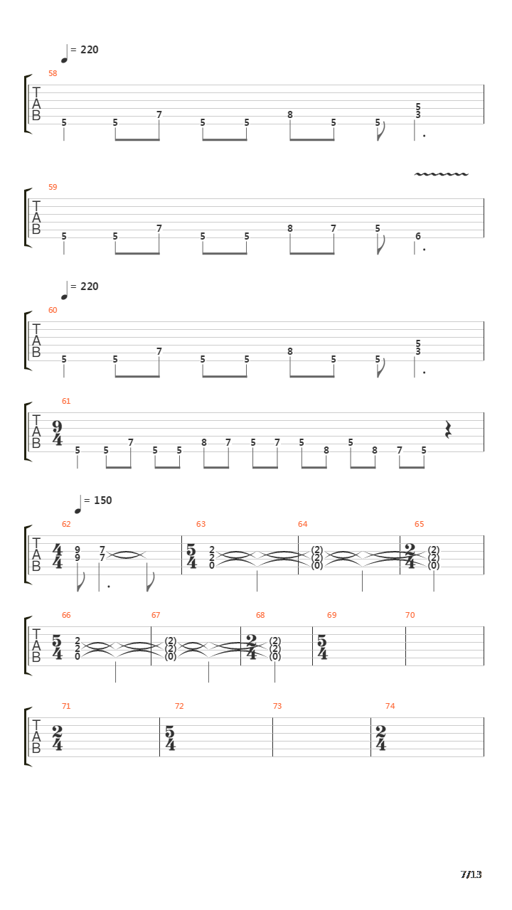 Wayfaerer吉他谱