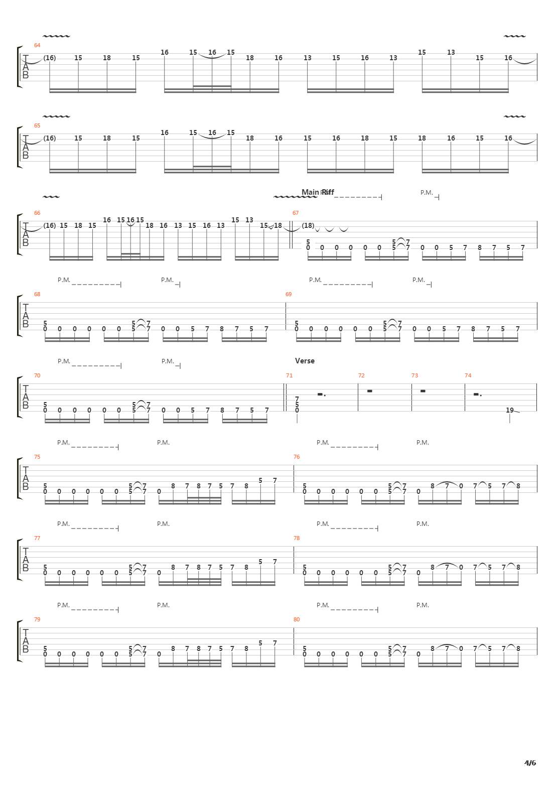 Where The Dead Ships Dwell吉他谱