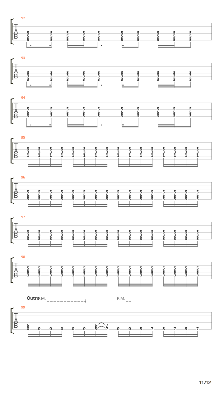 Where The Dead Ships Dwell吉他谱