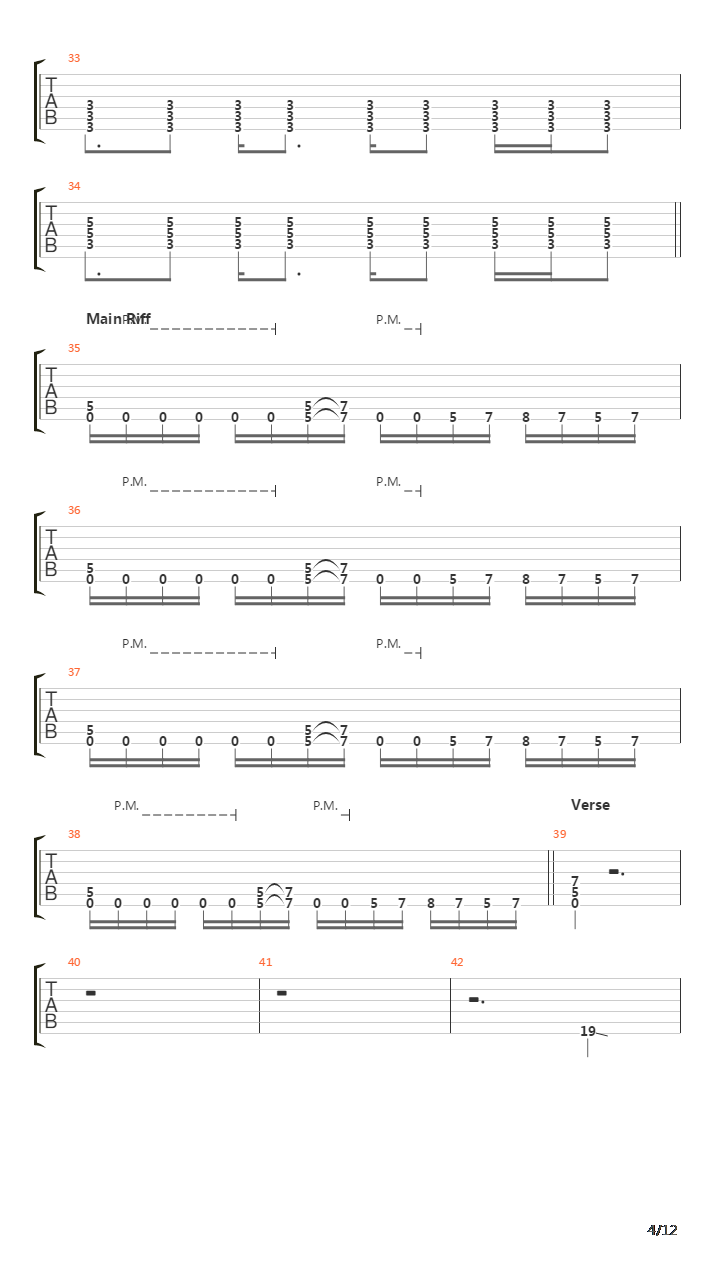 Where The Dead Ships Dwell吉他谱