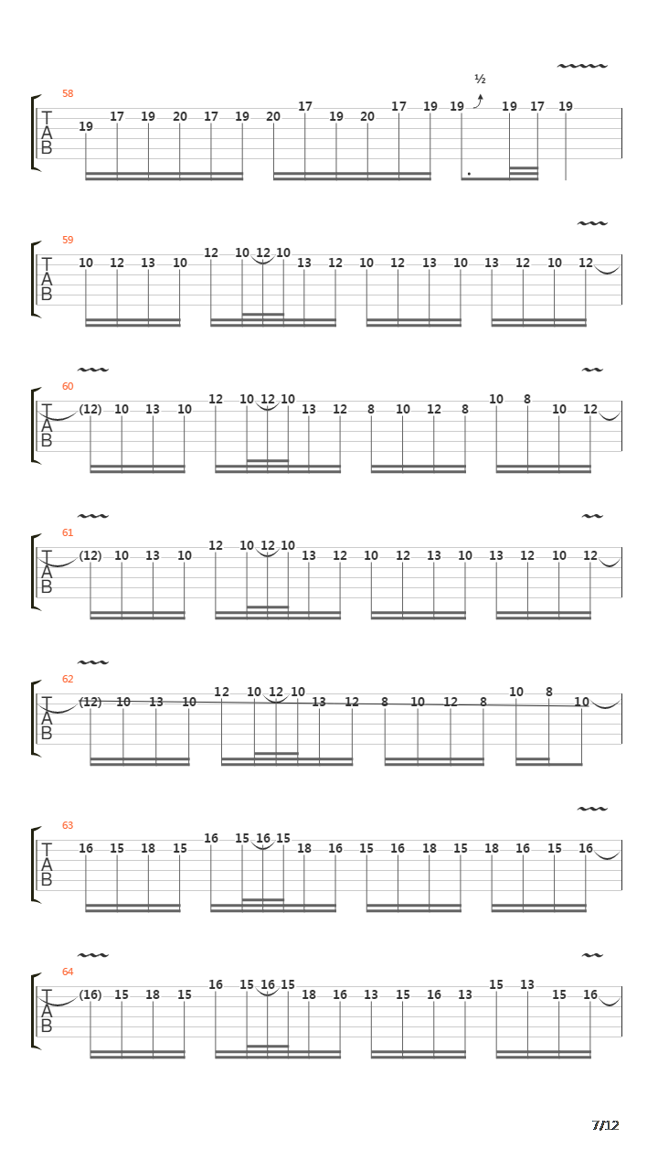 Where The Dead Ships Dwell吉他谱