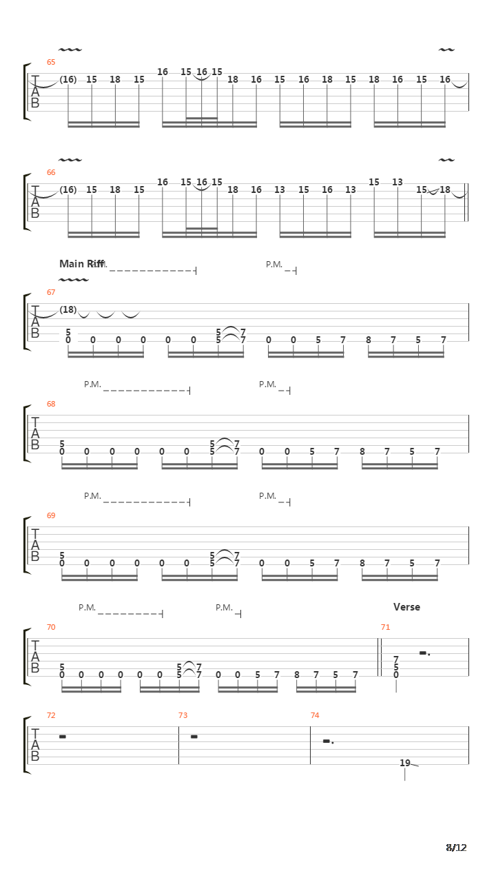 Where The Dead Ships Dwell吉他谱