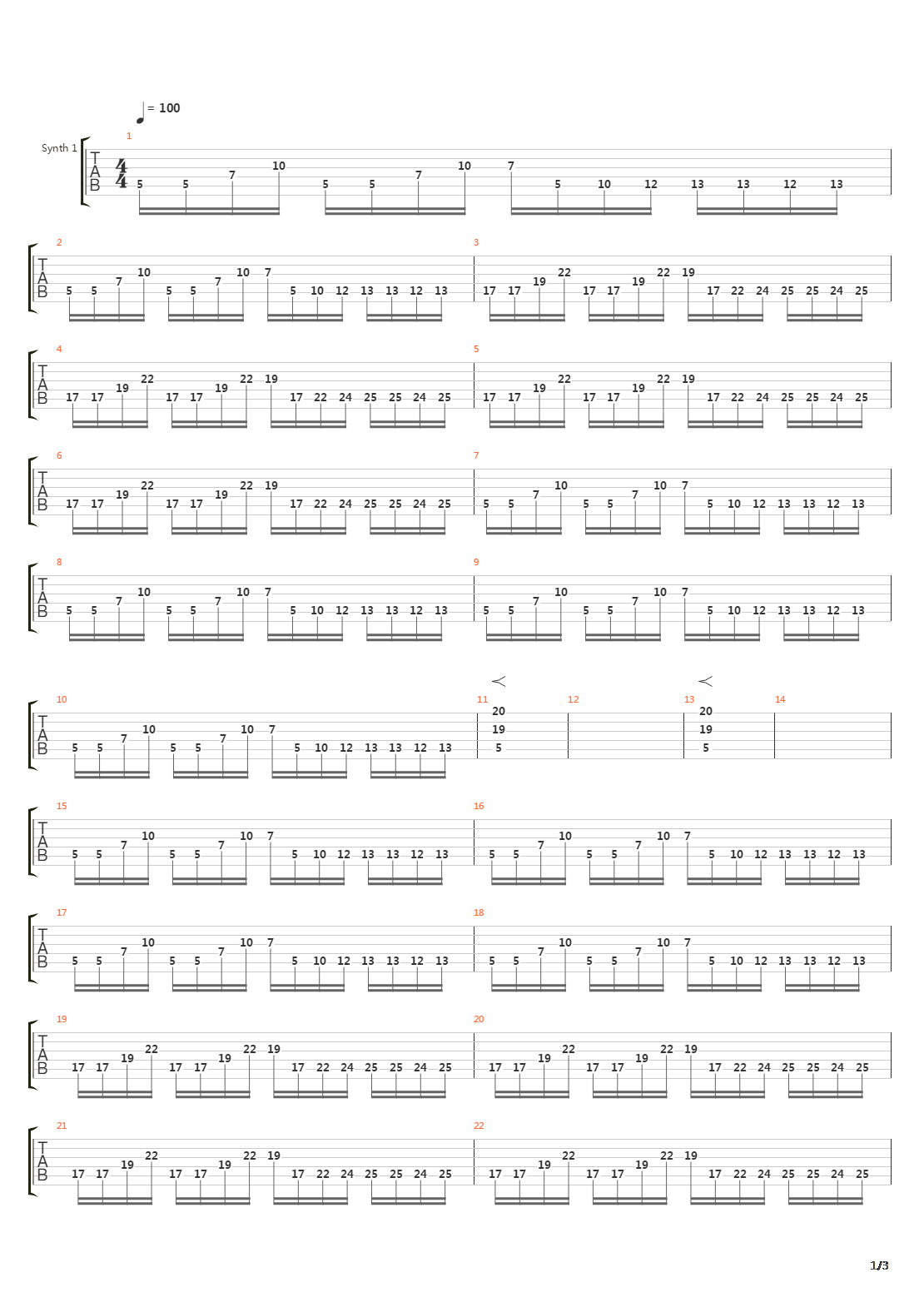 Where The Dead Ships Dwell吉他谱