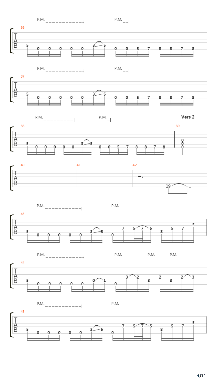 Where The Dead Ships Dwell吉他谱