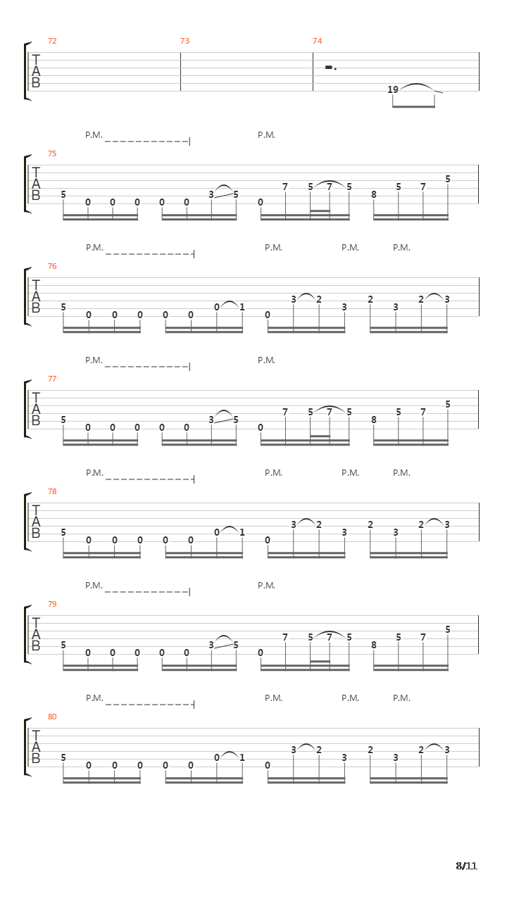 Where The Dead Ships Dwell吉他谱