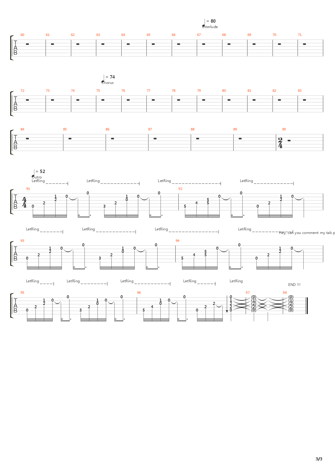 2 Am吉他谱