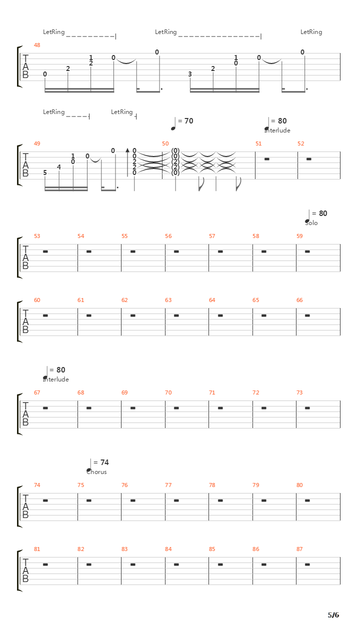 2 Am吉他谱