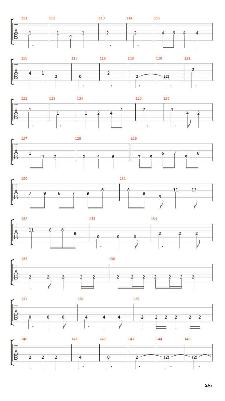 Along For The Ride吉他谱