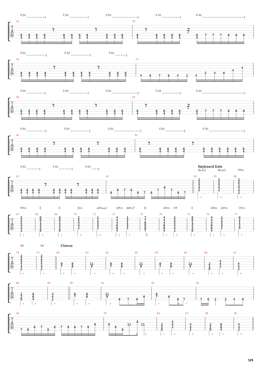 Along For The Ride吉他谱