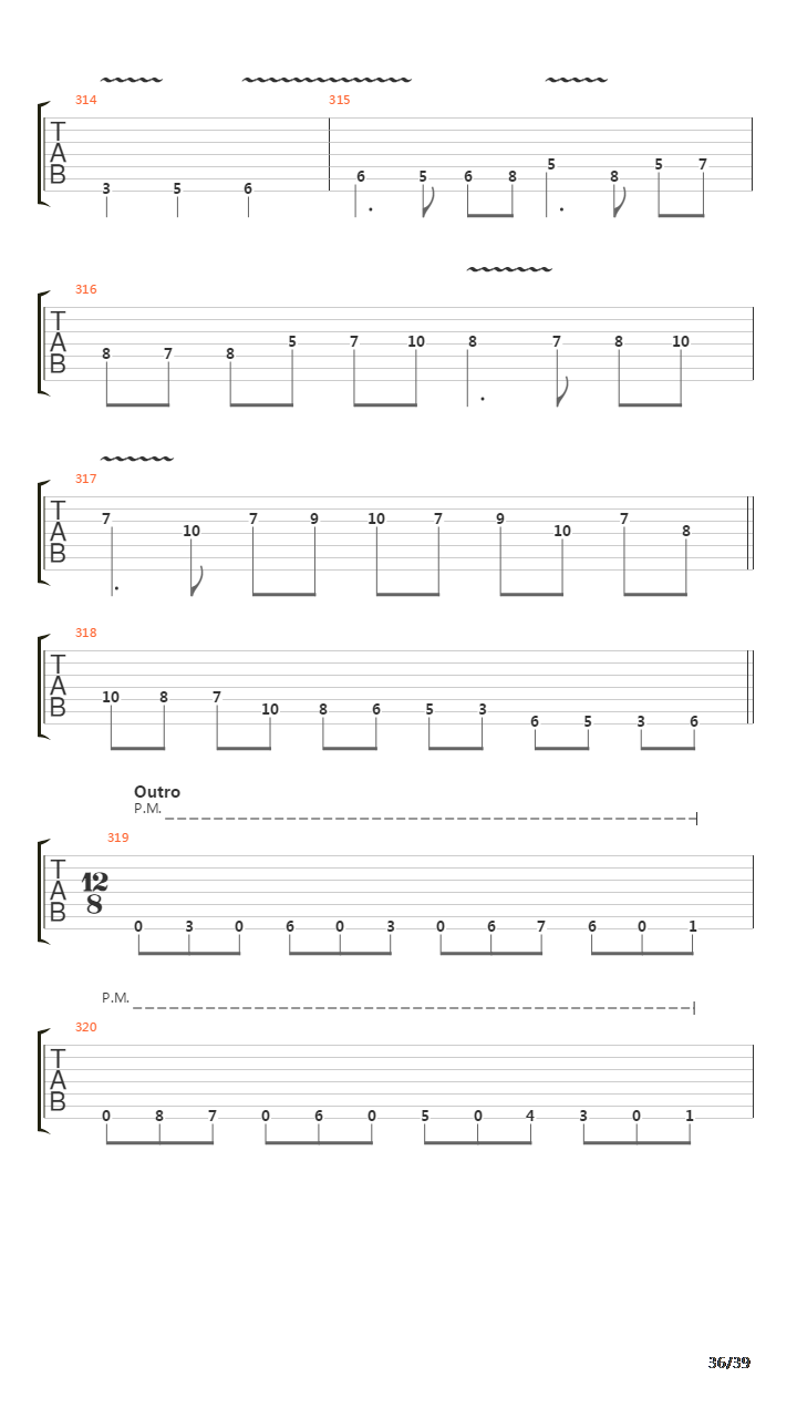 Bridges In The Sky吉他谱