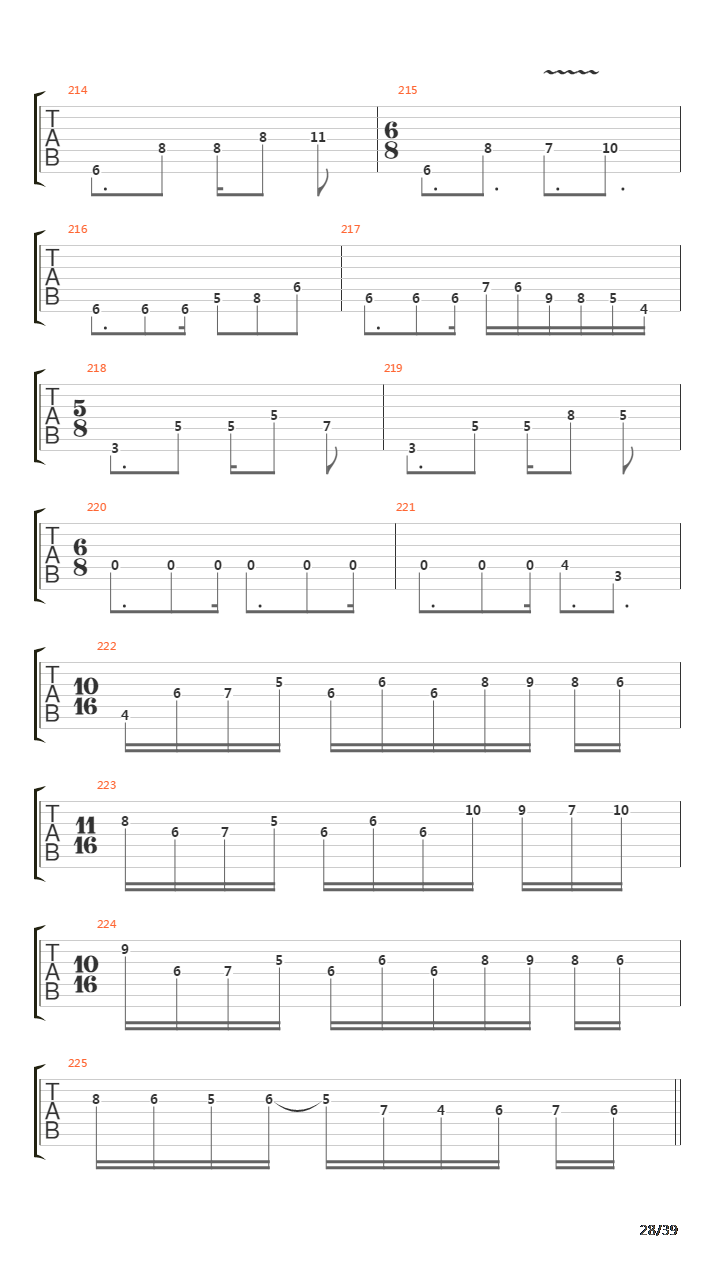 Bridges In The Sky吉他谱