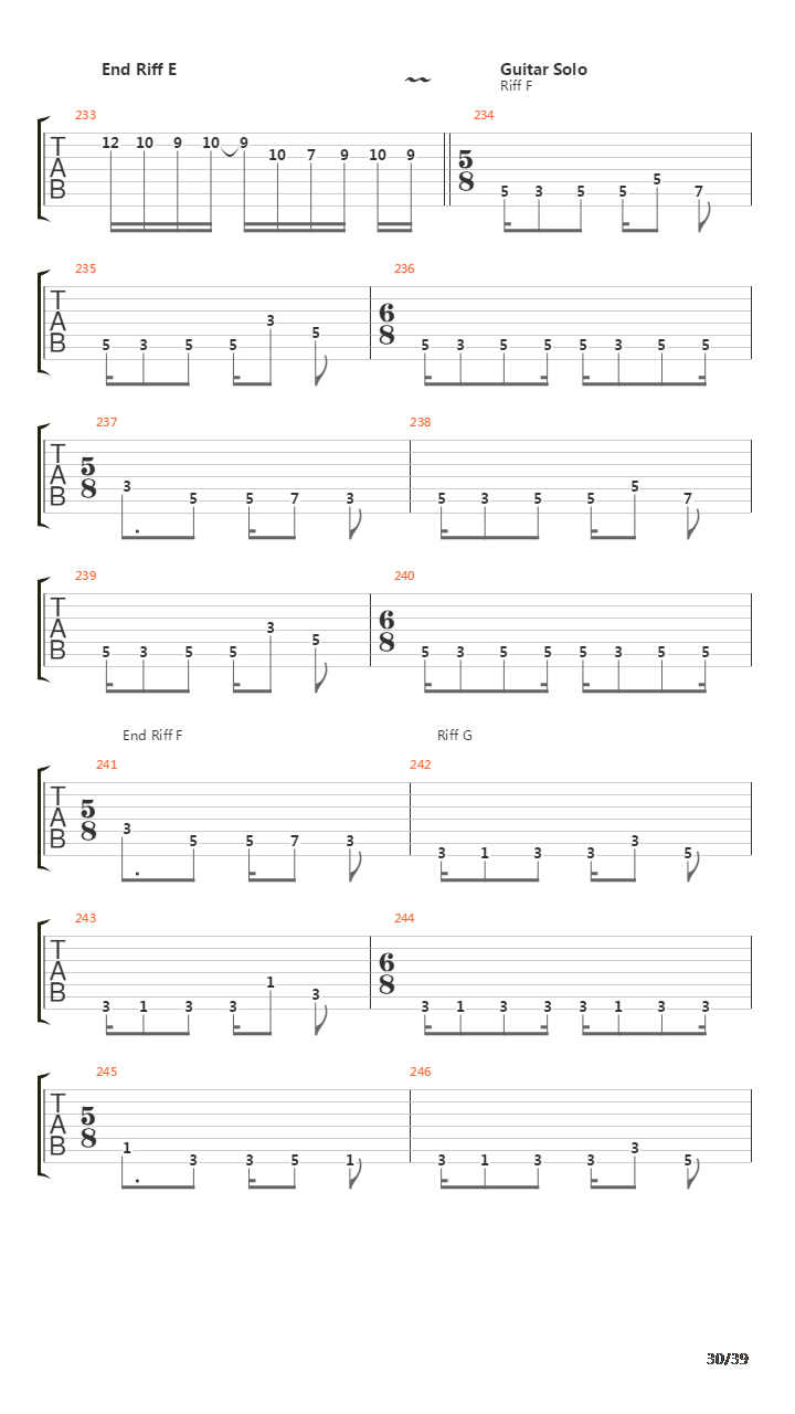 Bridges In The Sky吉他谱