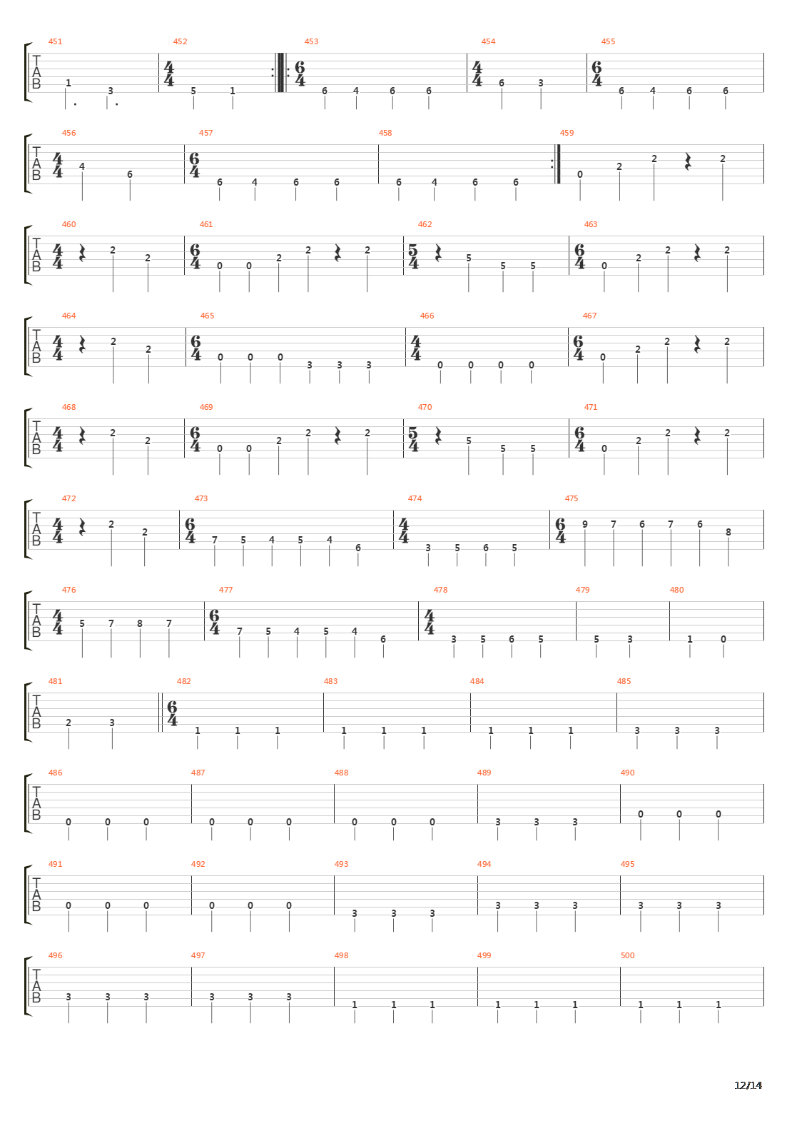 Bridges In The Sky吉他谱