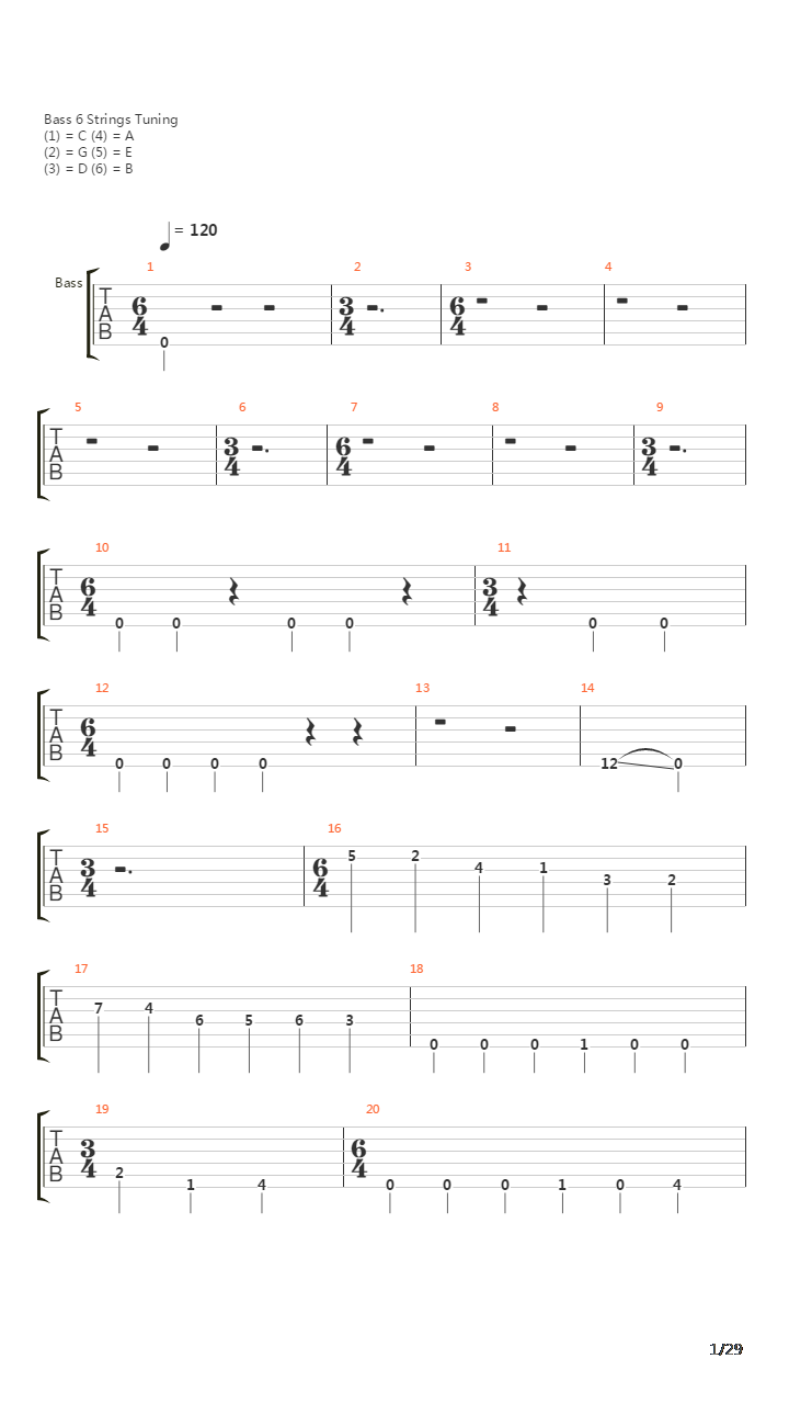 Bridges In The Sky吉他谱