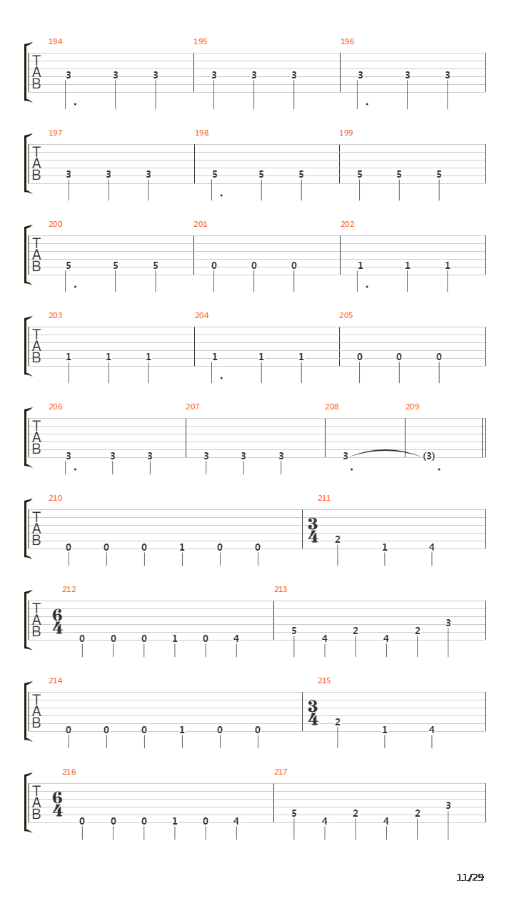 Bridges In The Sky吉他谱